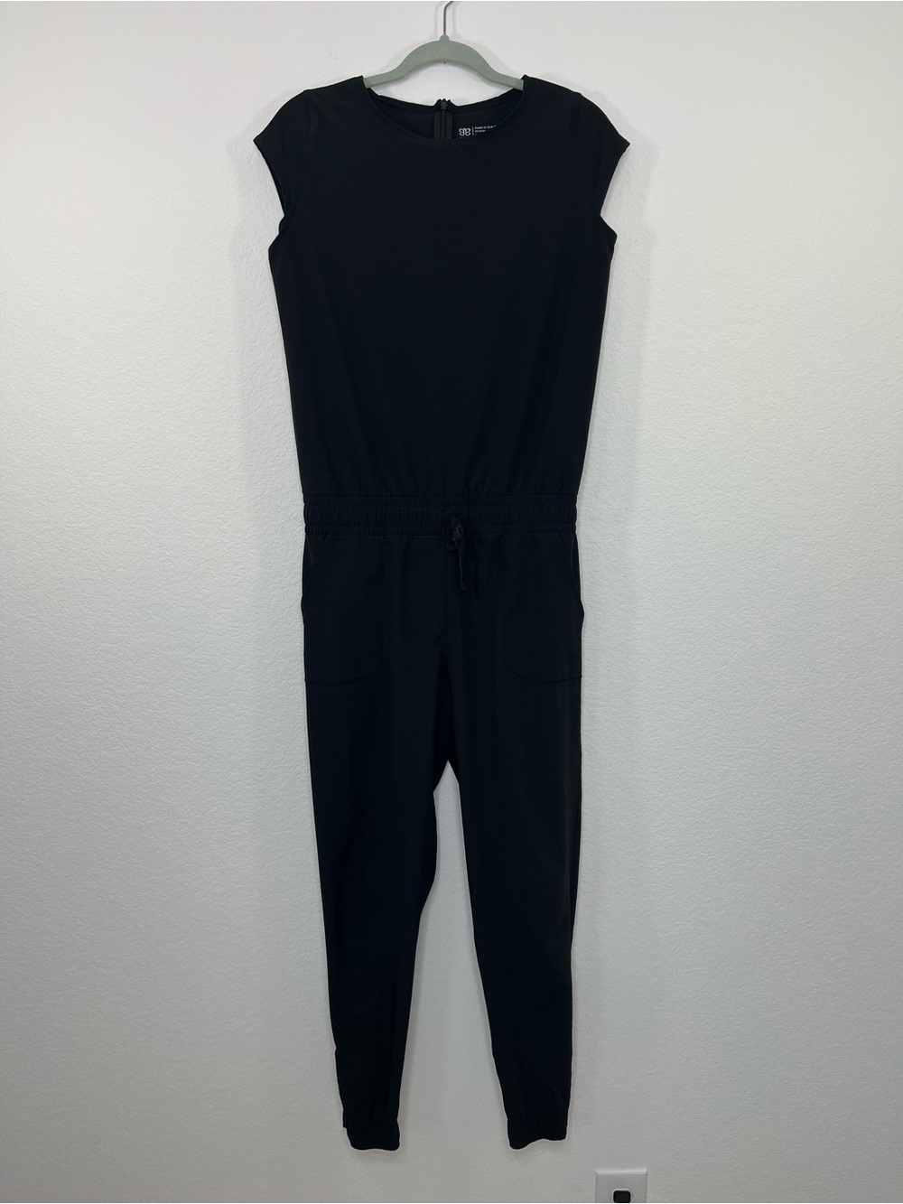 Albion Women’s Solid Black Jumpsuit Jogger Pant size XS - Picture 2 of 10